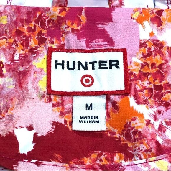 HUNTER FOR TARGET FLORAL HOODED RAIN COAT  EUC - Picture 7 of 9